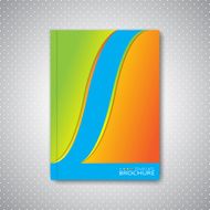 Modern abstract template layout for brochure magazine flyer booklet cover N19