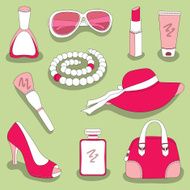 Women's glamour stuff set