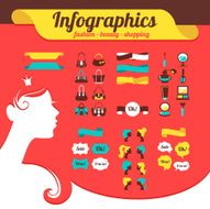 Fashion women&#039;s infographics