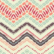 Hand drawn painted seamless pattern Vector illustration N22