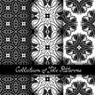 Set of 3 Seamless Vintage Patterns (Vector) N18