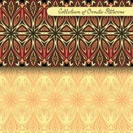 Set of 2 Seamless Vintage Patterns (Vector) N2