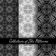 Set of 3 Seamless Vintage Patterns (Vector) N21