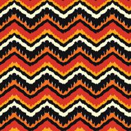 Orange Ethnic Pattern