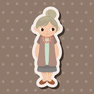 family grandmother character theme elements N39