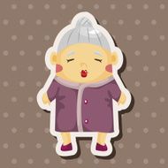 family grandmother character theme elements N40