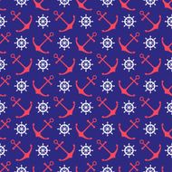 Seamless nautical pattern N13
