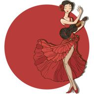 flamenco dancer N12