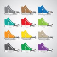 vector cartoon gumshoes