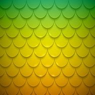 Pattern of semicircles in squama style
