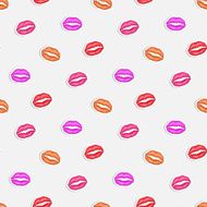 Lip imprint