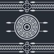 native ethnic art symbol N21