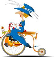 Queen cyclist