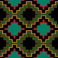 Vector navajo tribal ornament N18
