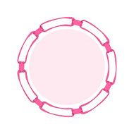 Simple style round jewelry frame template N8