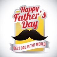 Happy fathers day card design N21