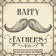 Happy fathers day card design N25