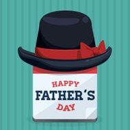 Happy fathers day card design N26