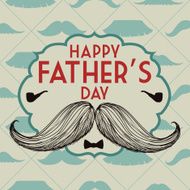 Happy fathers day card design N27