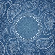 Background with paisley pattern