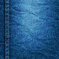 Crumpled denim texture