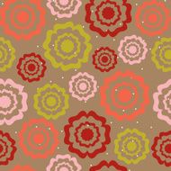 Abstract vector colorful background with flowers N9