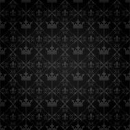 Retro Wallpaper (black) N6