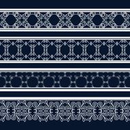Vintage seamless decorative patterns