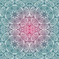 Seamless geometric background in ethnic style
