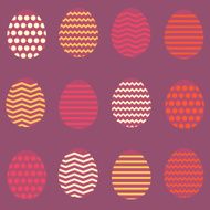 Seamless easter egg spring green pattern N2