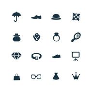 set of accessories icons N2