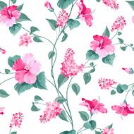 Seamless pattern of flowers N14