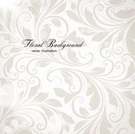 Floral Retro Background for Vintage Design N4