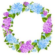Wreath of lilac twigs N4