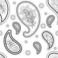 Paisley seamless pattern N45