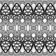 Seamless Abstract Tribal Pattern (Vector) N21