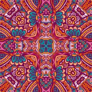 Festival Colorful ethnic seamless design