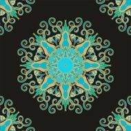 Seamless oriental pattern (vector)
