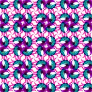 abstract colorful floral pattern background N6