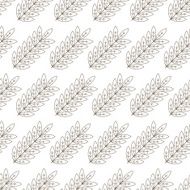 Pattern from leaves