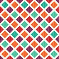seamless scribble rhombus textile pattern