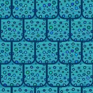 Cartoon hand drawn ornate vector seamless tile pattern