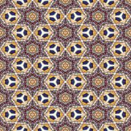 Tile of colorful Rock and bead Seamless background N4