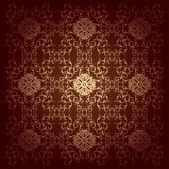 Vector baroque flowers background N2