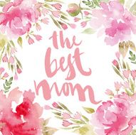 Watercolor greeting card flowers N94