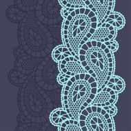 Seamless vintage fashion lace pattern with abstract flowers N2