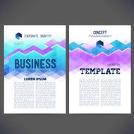 Abstract vector template design brochure Web sites