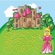 Maze game - hehp princess find the way to her N2
