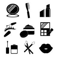Make up design over white background vector illustration N3