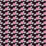 Floral pattern with roses on light background N6